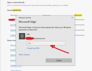How To Access Your Passwords From The Microsoft Edge Browser